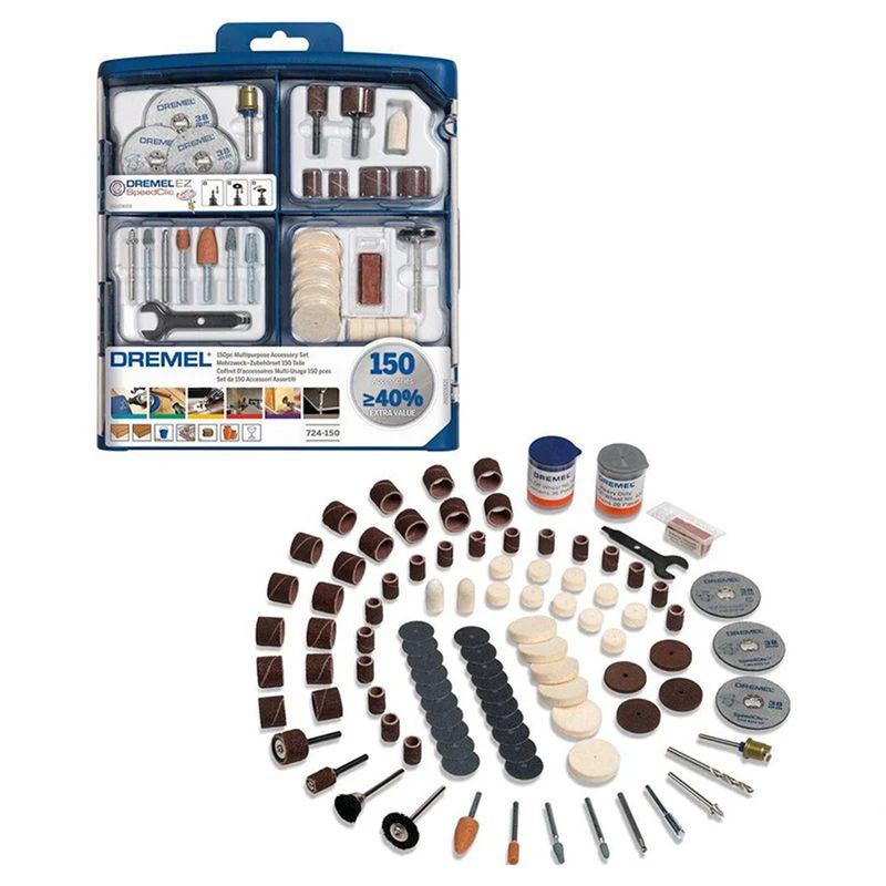 صفحه برش و ساب و پرداخت درمل مدل dremel ez 150 accessories مجموعه 150 عددی